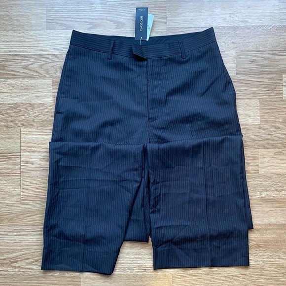 Pinstriped creased men’s dress pants - Picture 3 of 6